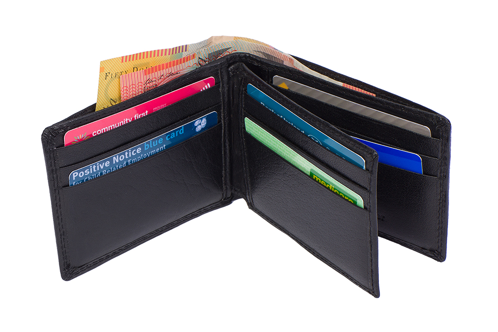 Buy RFID protected Kangaroo Leather Wallet-1800-K-Blk (Slim) Online ...